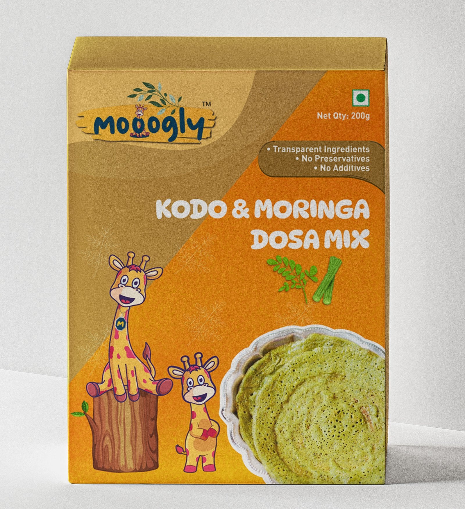 Dynamic Duo Health Combo (Kodo and Moringa Dosa Mix & Moong and Amaranth Chilla Combo Pack. 200gms,200gms)