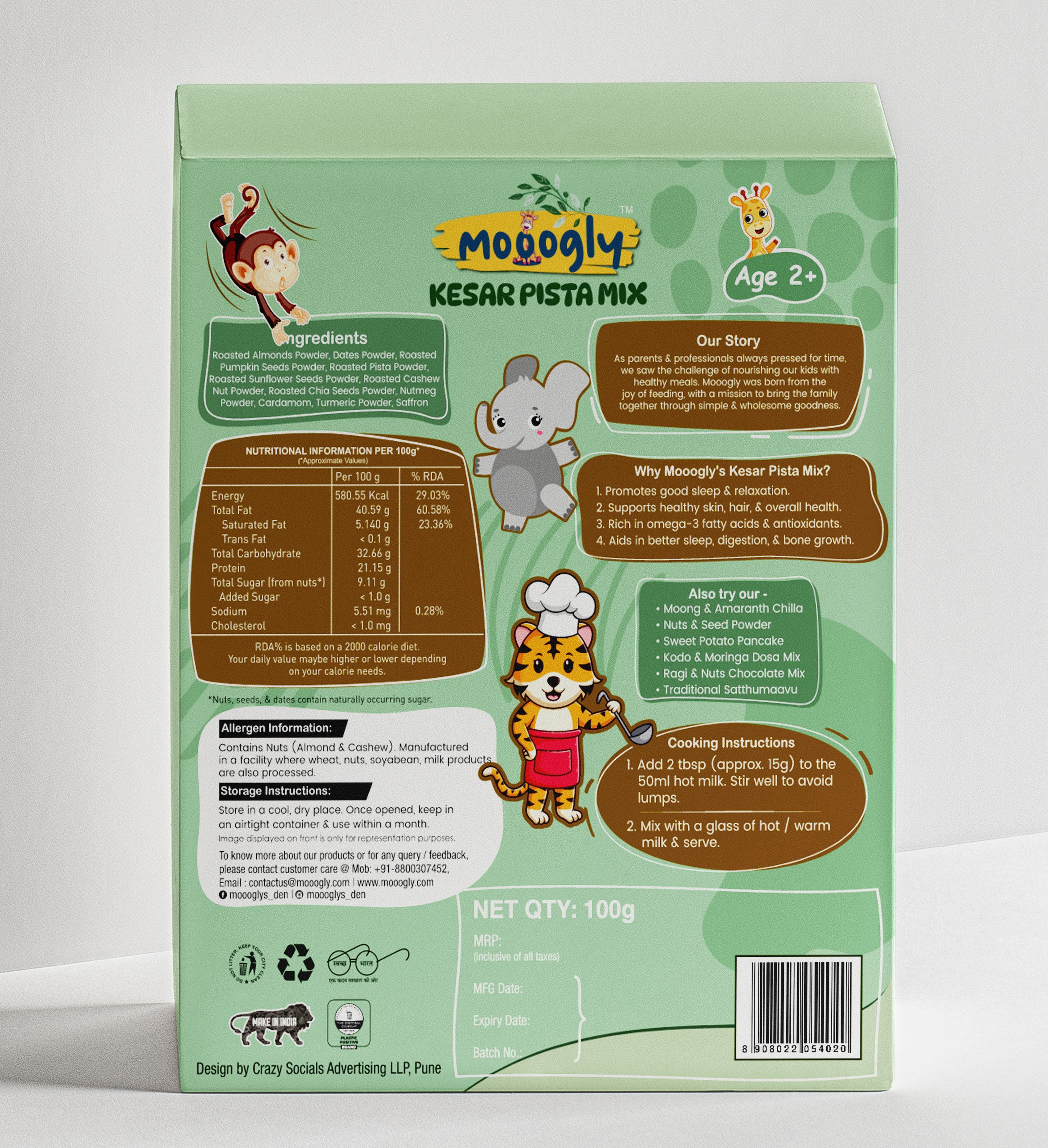 Moogly's Kesar Pista Mix