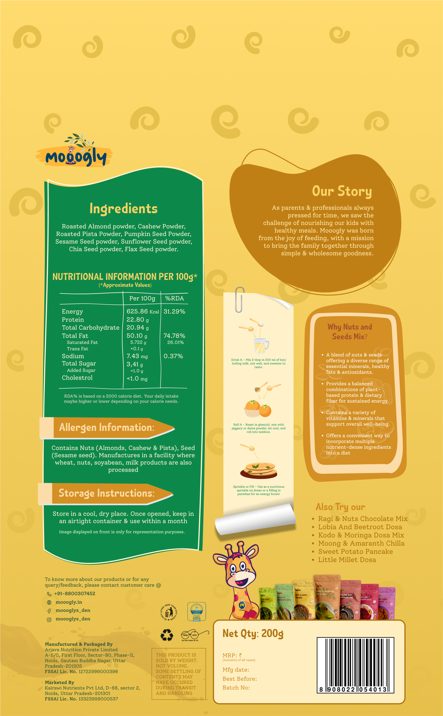 Nuts & Seeds Powder (150gms)